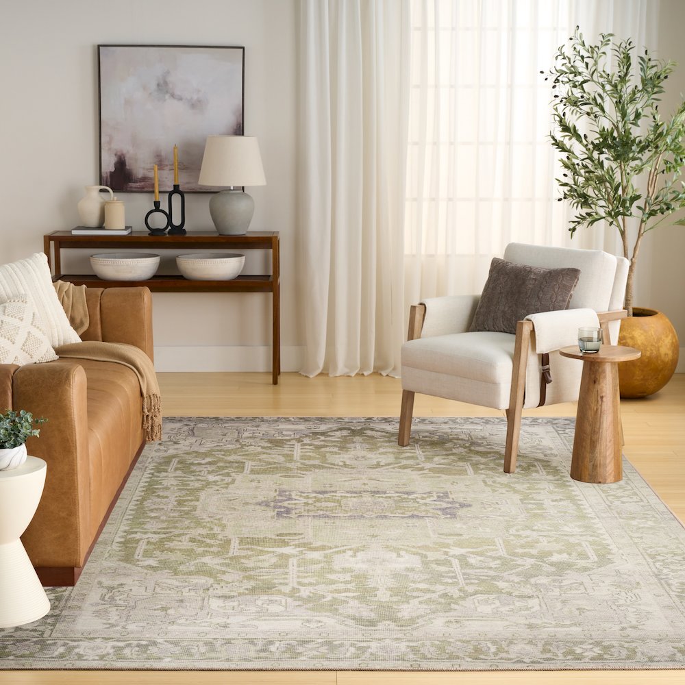 Nourison Home Vintage Washables Area Rug. Picture 6