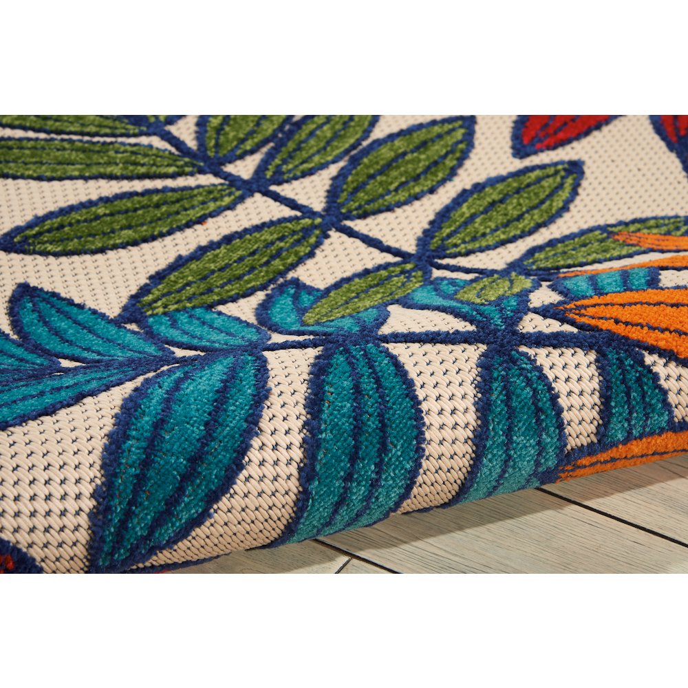 Tropical Rectangle Area Rug, 6' x 9'. Picture 3