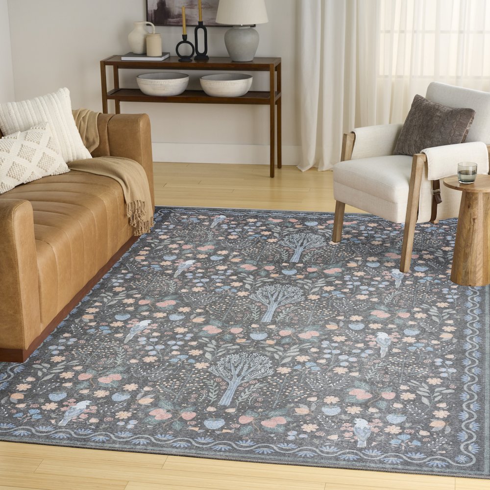 Nourison Home Botanical Washables Area Rug. Picture 2