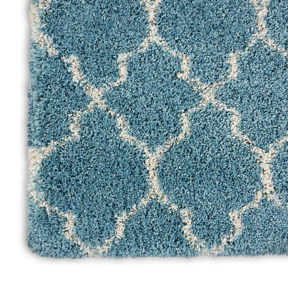 Amore Area Rug, Aqua, 3'11" x 5'11". Picture 5
