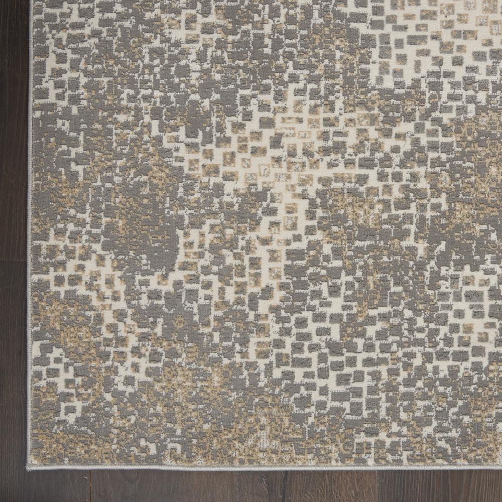 Michael Amini MA90 Uptown Area Rug, Beige/Grey, 4' x 6', UPT02. Picture 4