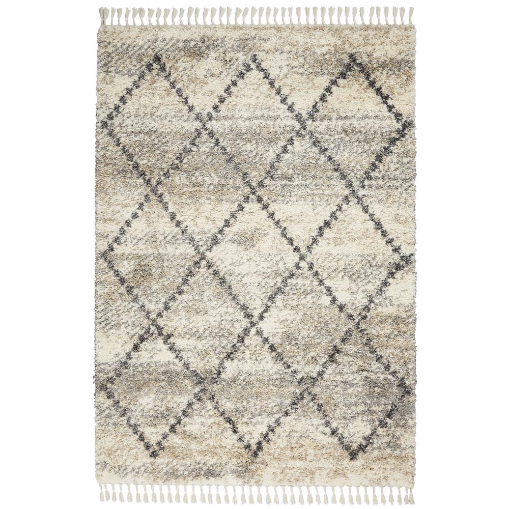 Nourison Home Scandinavian Shag Area Rug. Picture 1