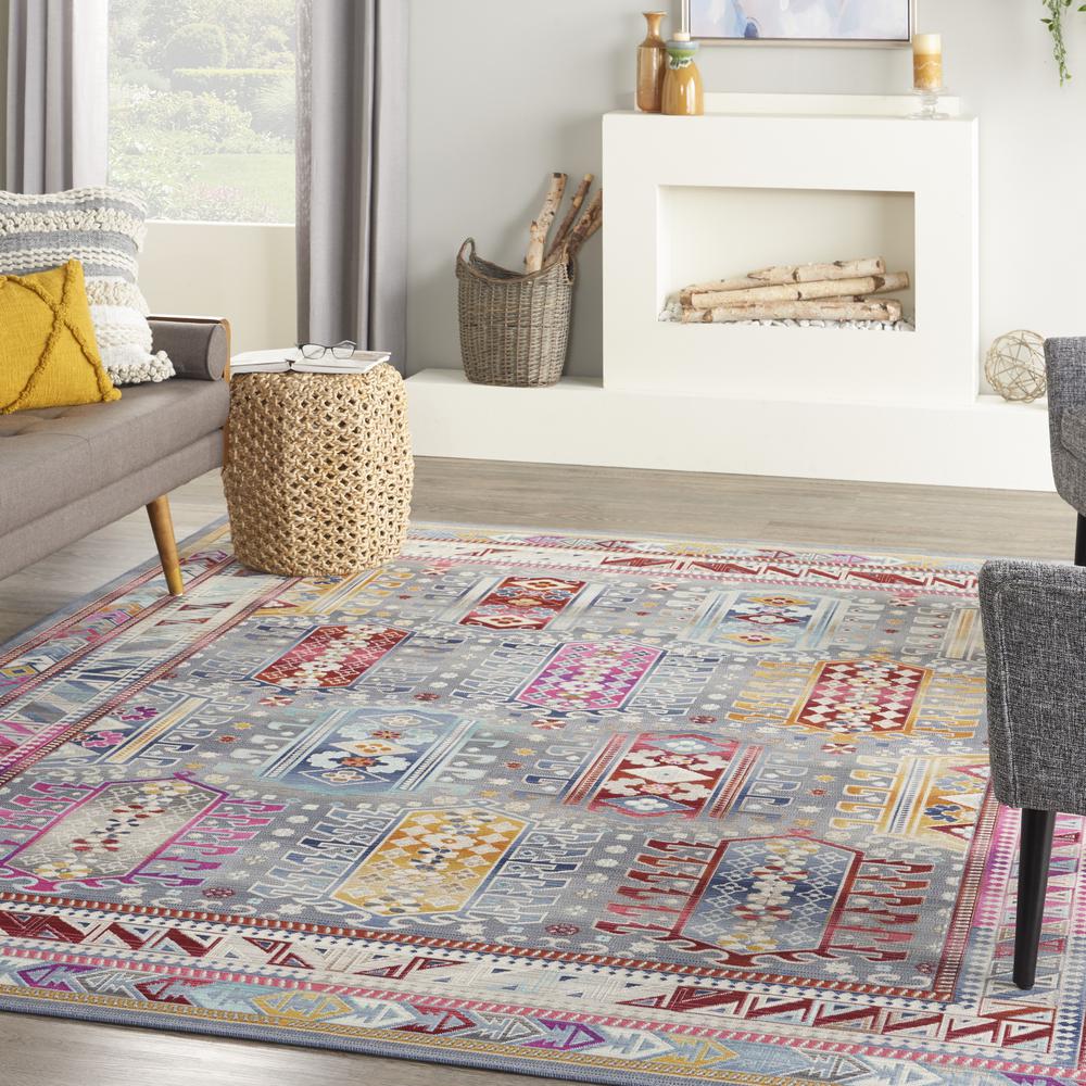 Bohemian Rectangle Area Rug, 8' x 10'. Picture 3