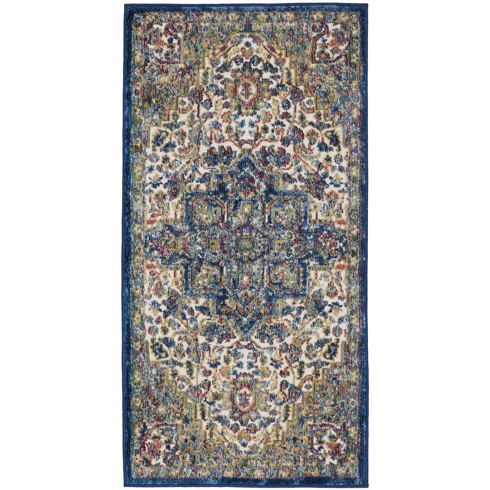 Bohemian Rectangle Area Rug, 2' x 4'. Picture 1