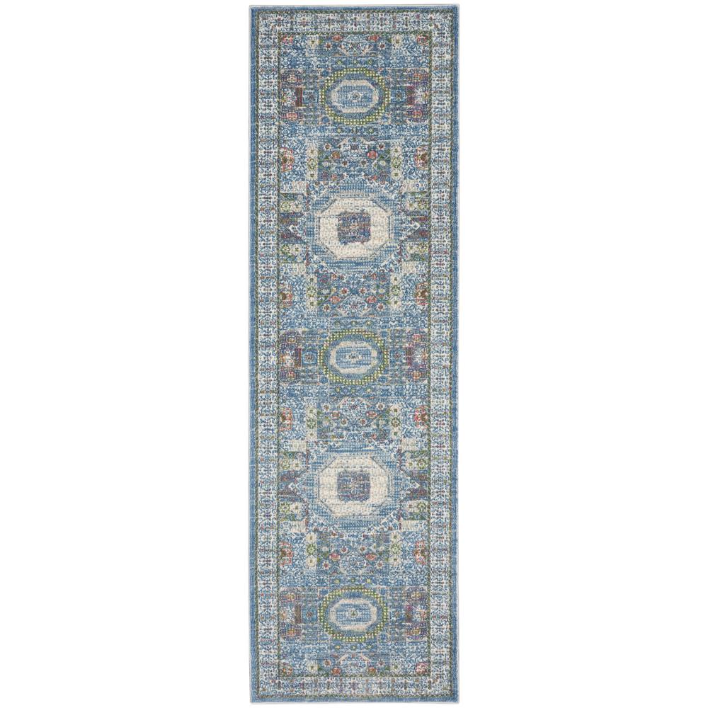 Bohemian Runner Area Rug, 8' Runner. Picture 1