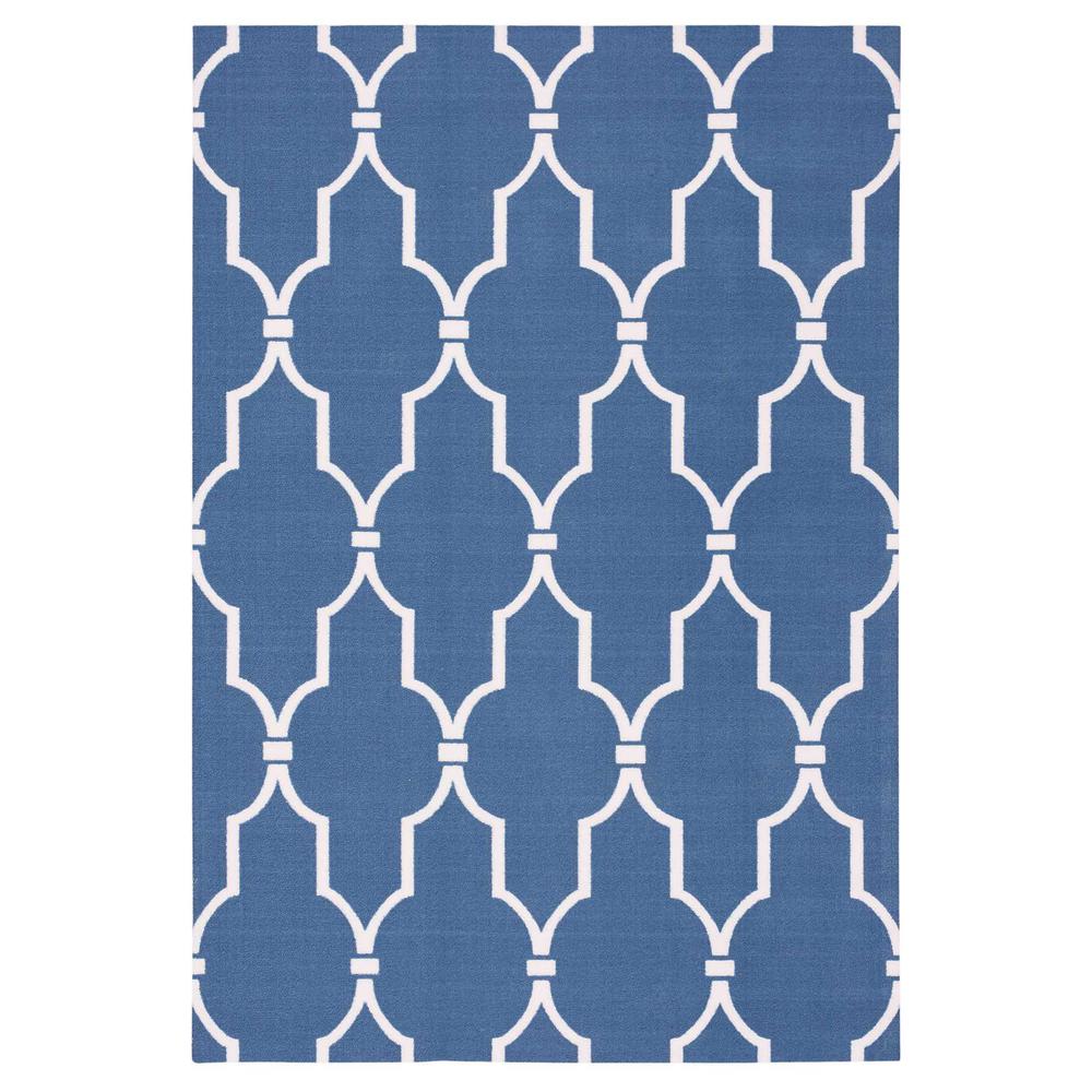 Home & Garden Area Rug, Navy, 10' x 13'. Picture 1