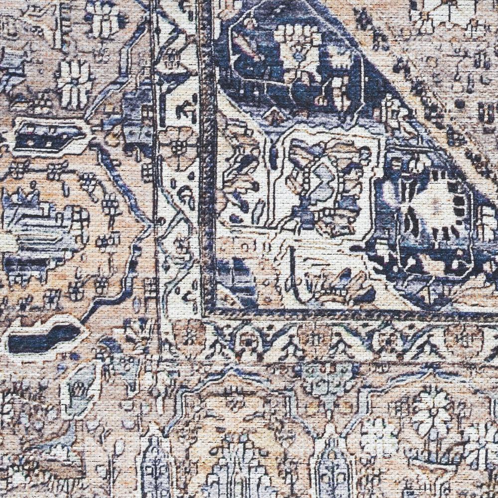 Vintage Rectangle Area Rug, 5' x 7'. Picture 6