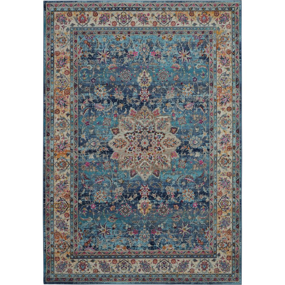 Vintage Rectangle Area Rug, 4' x 6'. Picture 1