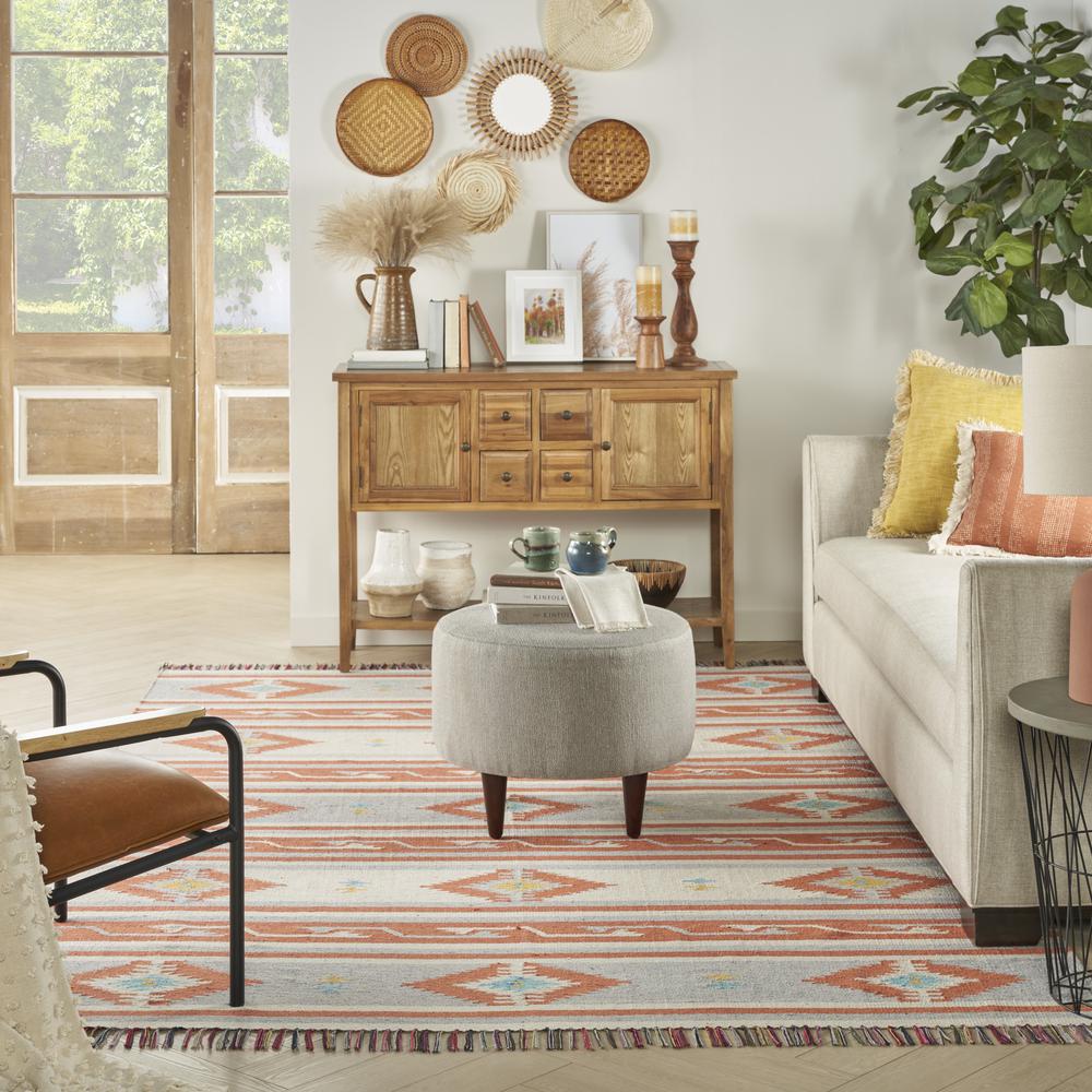 Southwestern Rectangle Area Rug, 5' x 7'. Picture 9