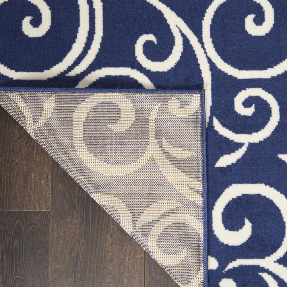 Grafix Area Rug, Navy, 5'3" x 7'3". Picture 3