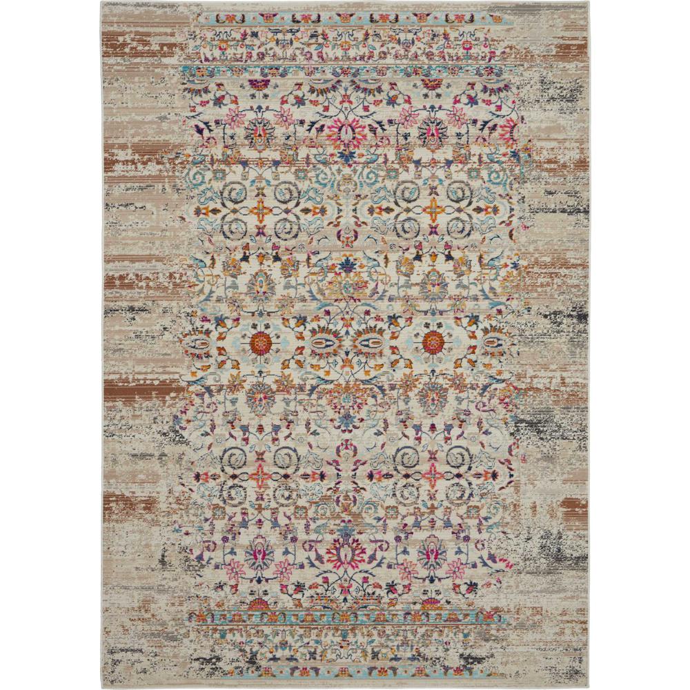 Vintage Rectangle Area Rug, 4' x 6'. Picture 1