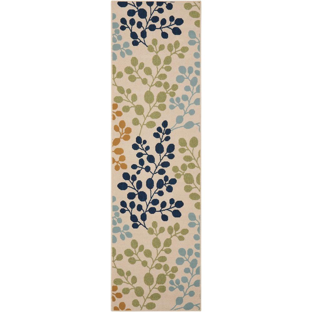 Caribbean Area Rug, Ivory, 2'3" x 7'6". Picture 1