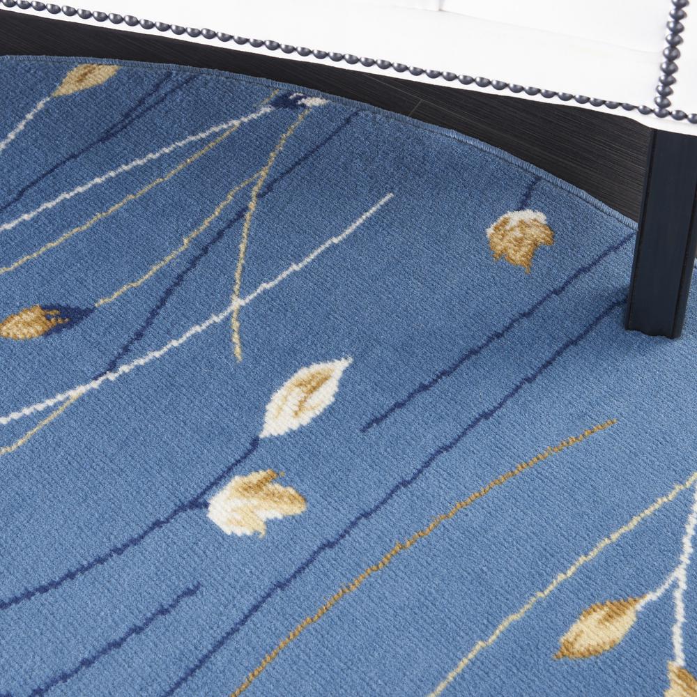 Contemporary Round Area Rug, 5' x Round. Picture 8