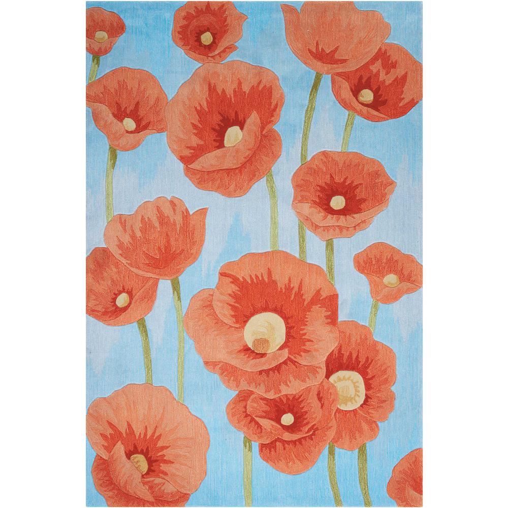 Contemporary Rectangle Area Rug, 4' x 6'. Picture 1