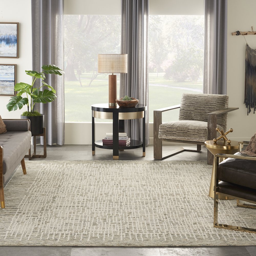 Rustic Rectangle Area Rug, 8' x 12'. Picture 9