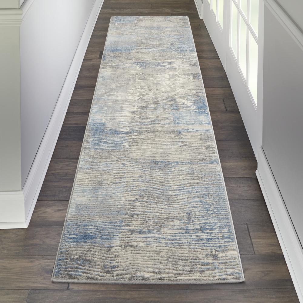 Modern Runner Area Rug, 7' Runner. Picture 3