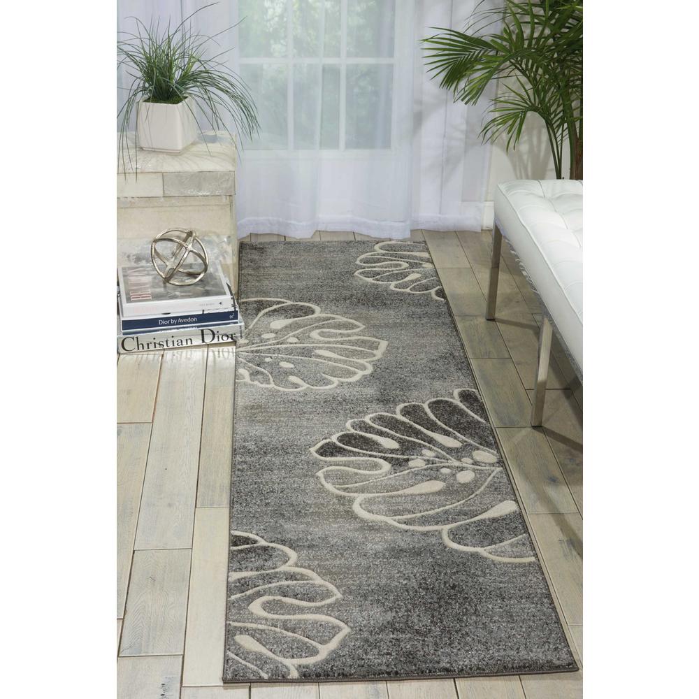 Modern Runner Area Rug, 8' Runner. Picture 3