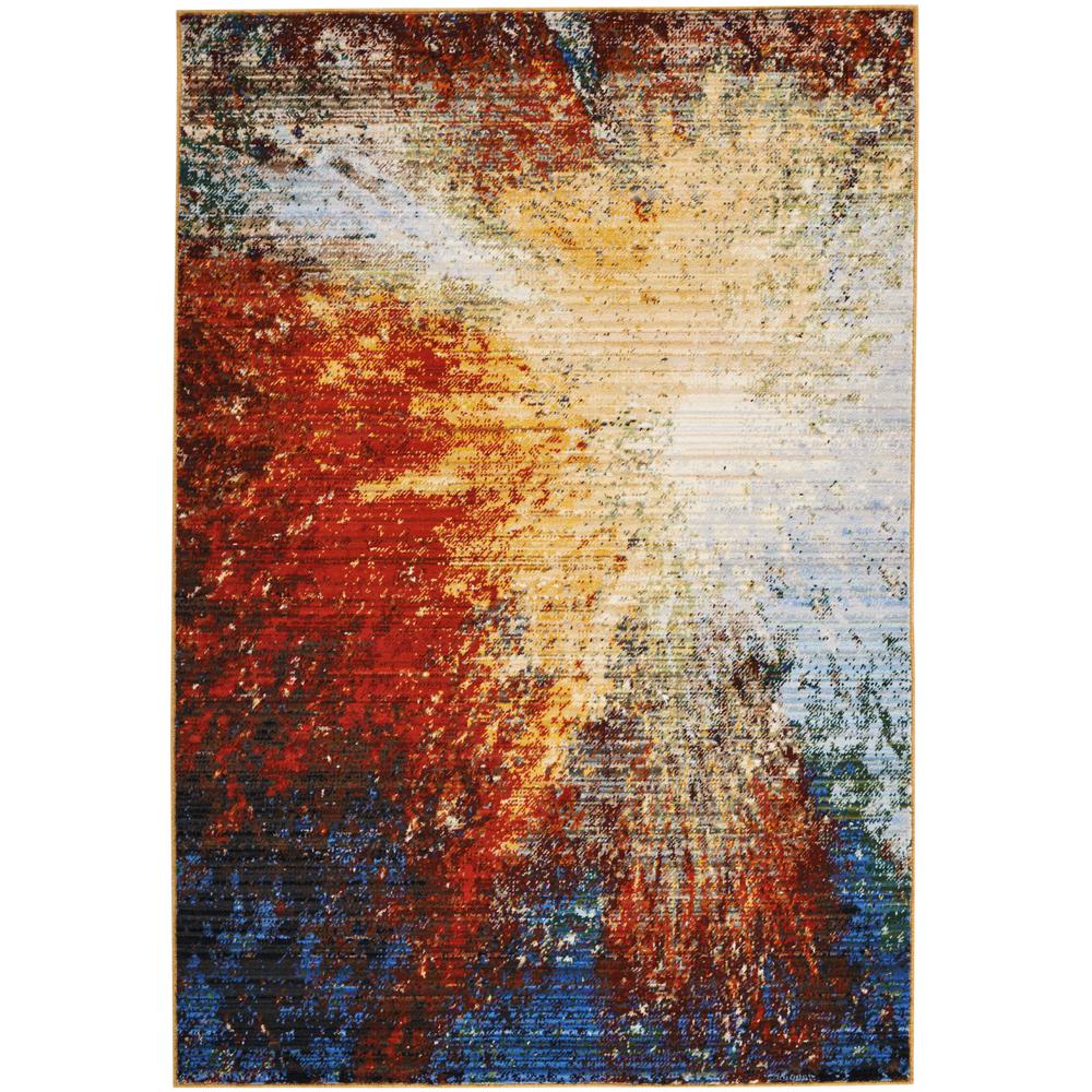 Modern Rectangle Area Rug, 4' x 6'. Picture 1