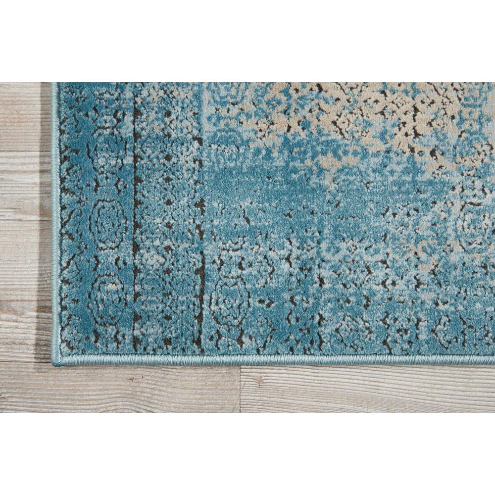 Karma Area Rug, Blue, 2'2" x 7'6". Picture 3