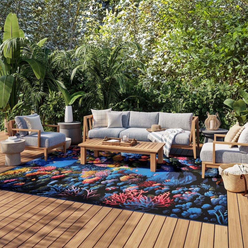 Nourison Home Color Splash Area Rug. Picture 2