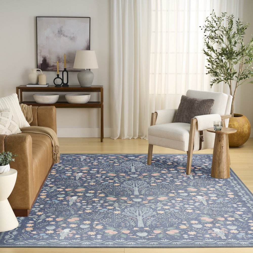 Nourison Home Botanical Washables Area Rug. Picture 9
