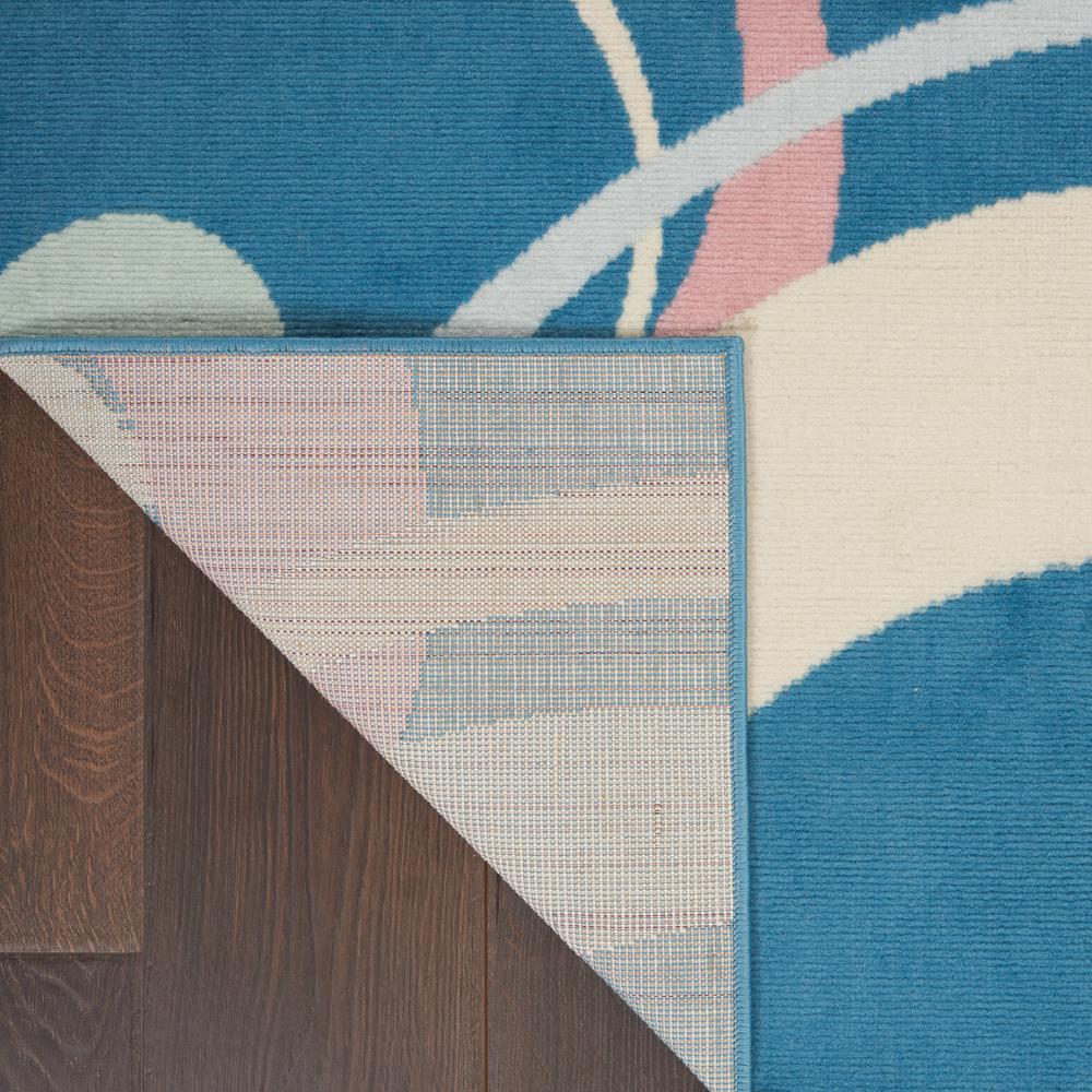 Grafix Area Rug, Blue Multicolor, 6'X9'. Picture 3