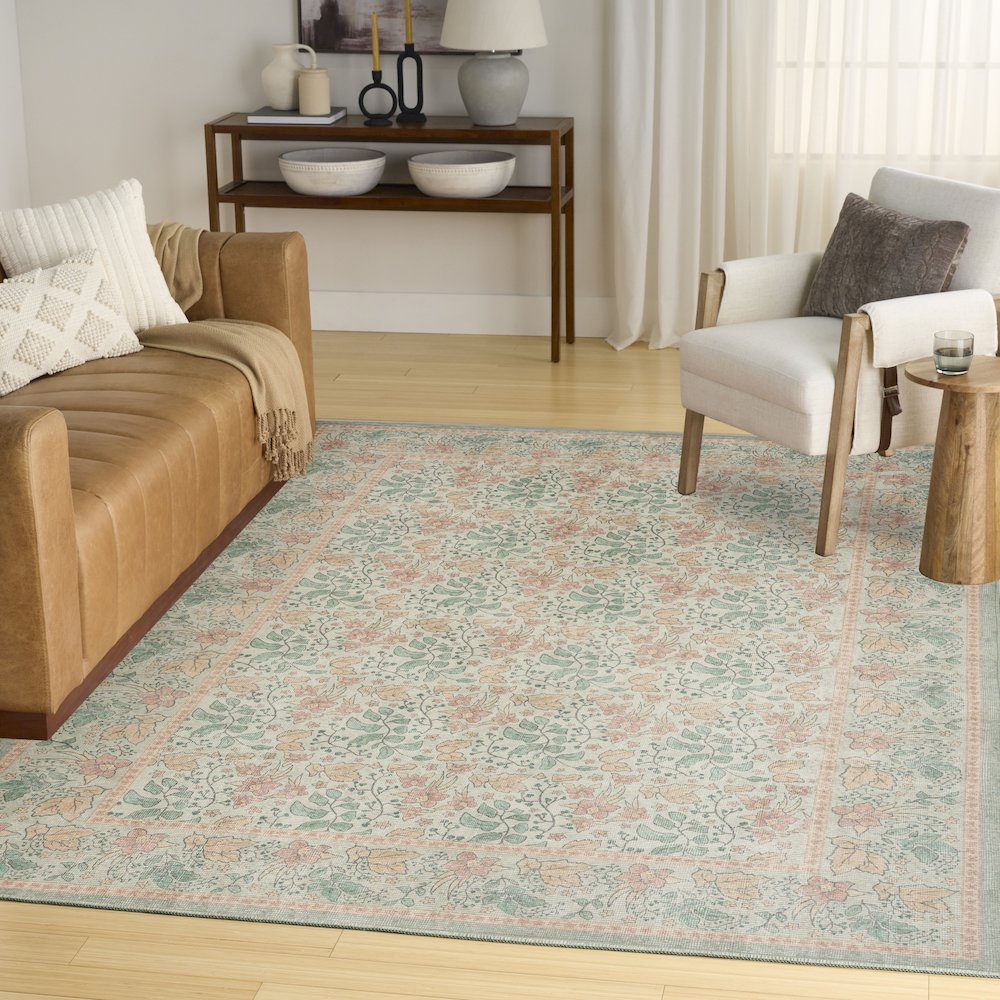 Nourison Home Botanical Washables Area Rug. Picture 2