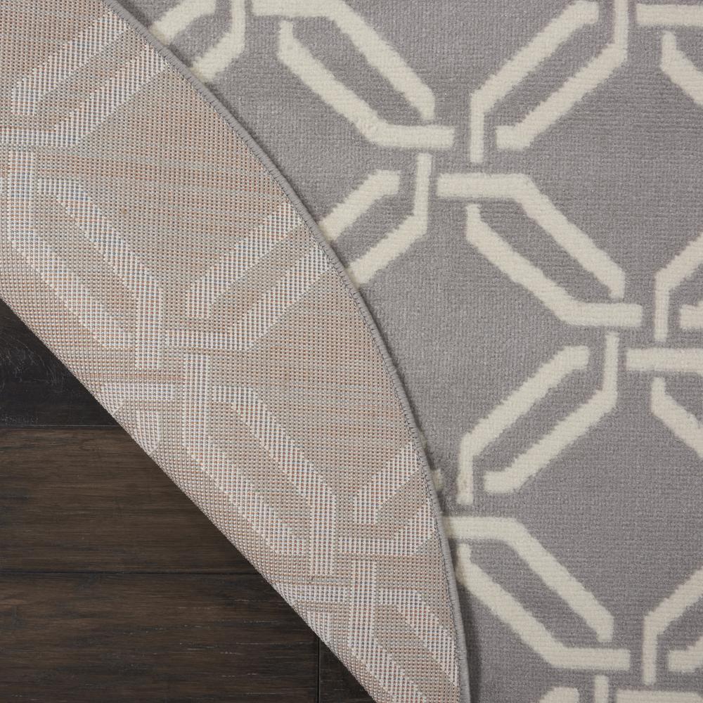 Contemporary Round Area Rug, 5' x Round. Picture 3