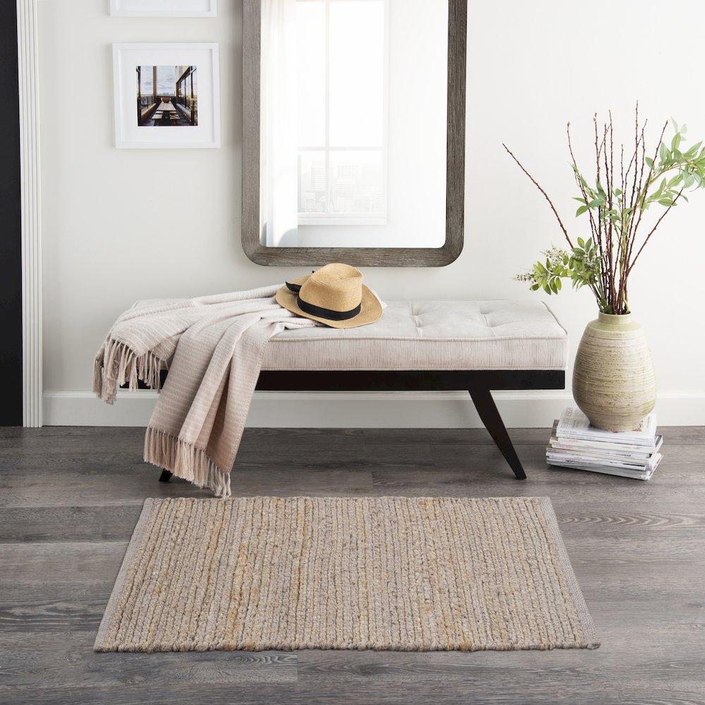Nourison Home Natural Jute Area Rug. Picture 2