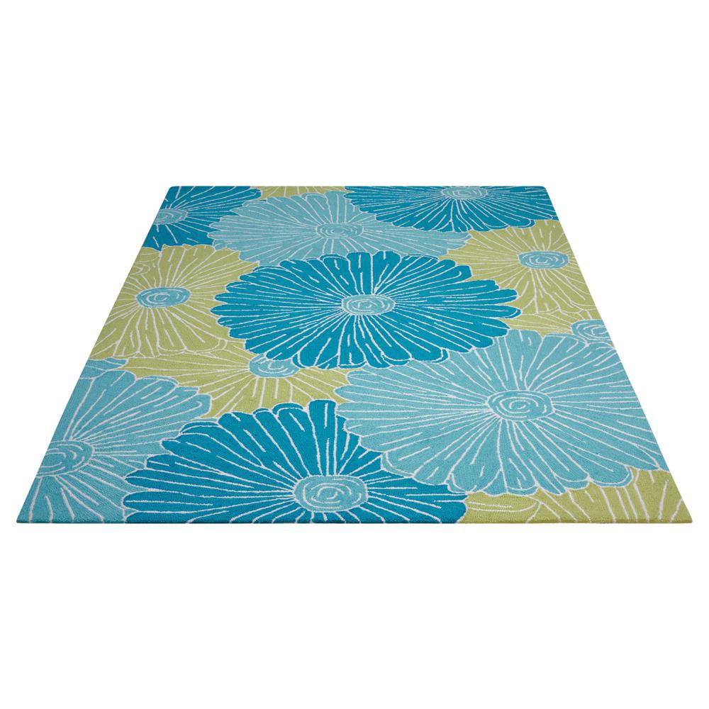 Nourison Fantasy Seafoam Area Rug. Picture 3