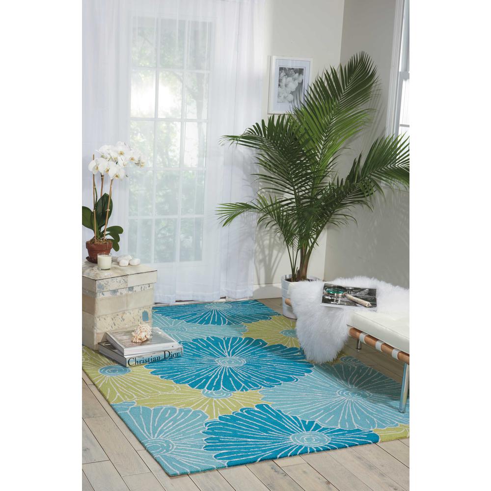 Nourison Fantasy Seafoam Area Rug. Picture 2