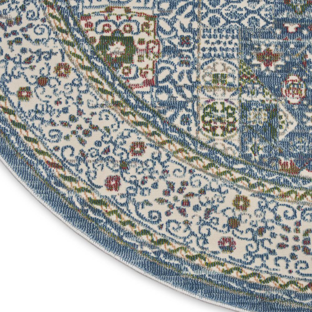 Bohemian Round Area Rug, 6' x Round. Picture 5