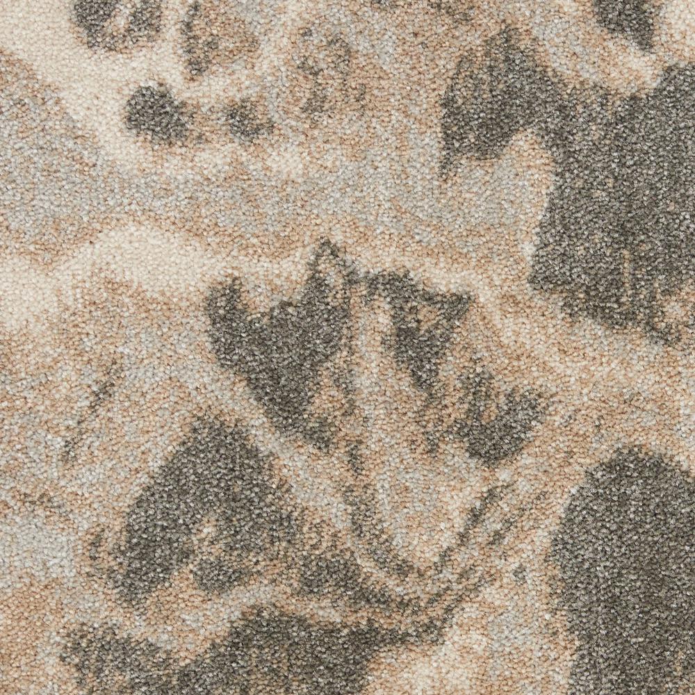 Nourison Home Elegance FAR01 Grey and White 5'x7' Contemporary Area Rug. Picture 6