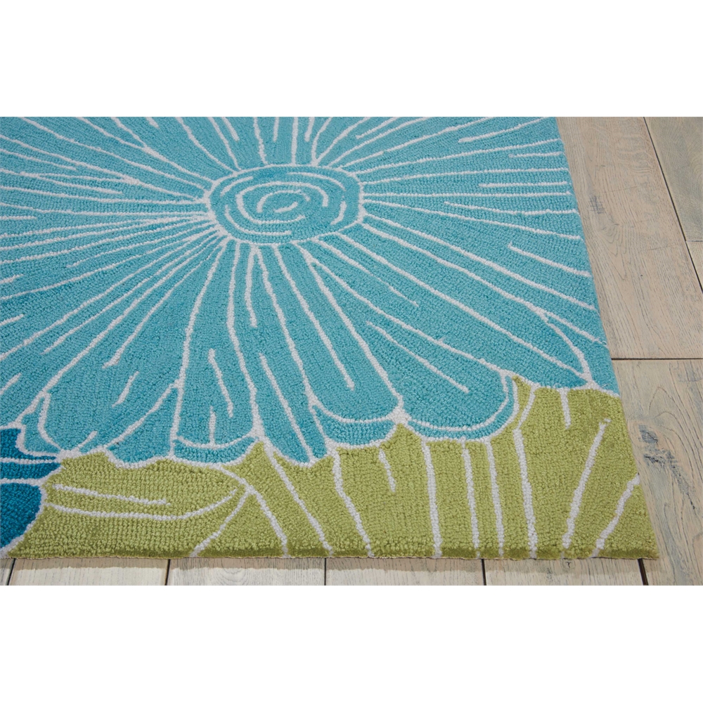 Nourison Fantasy Seafoam Area Rug. Picture 3