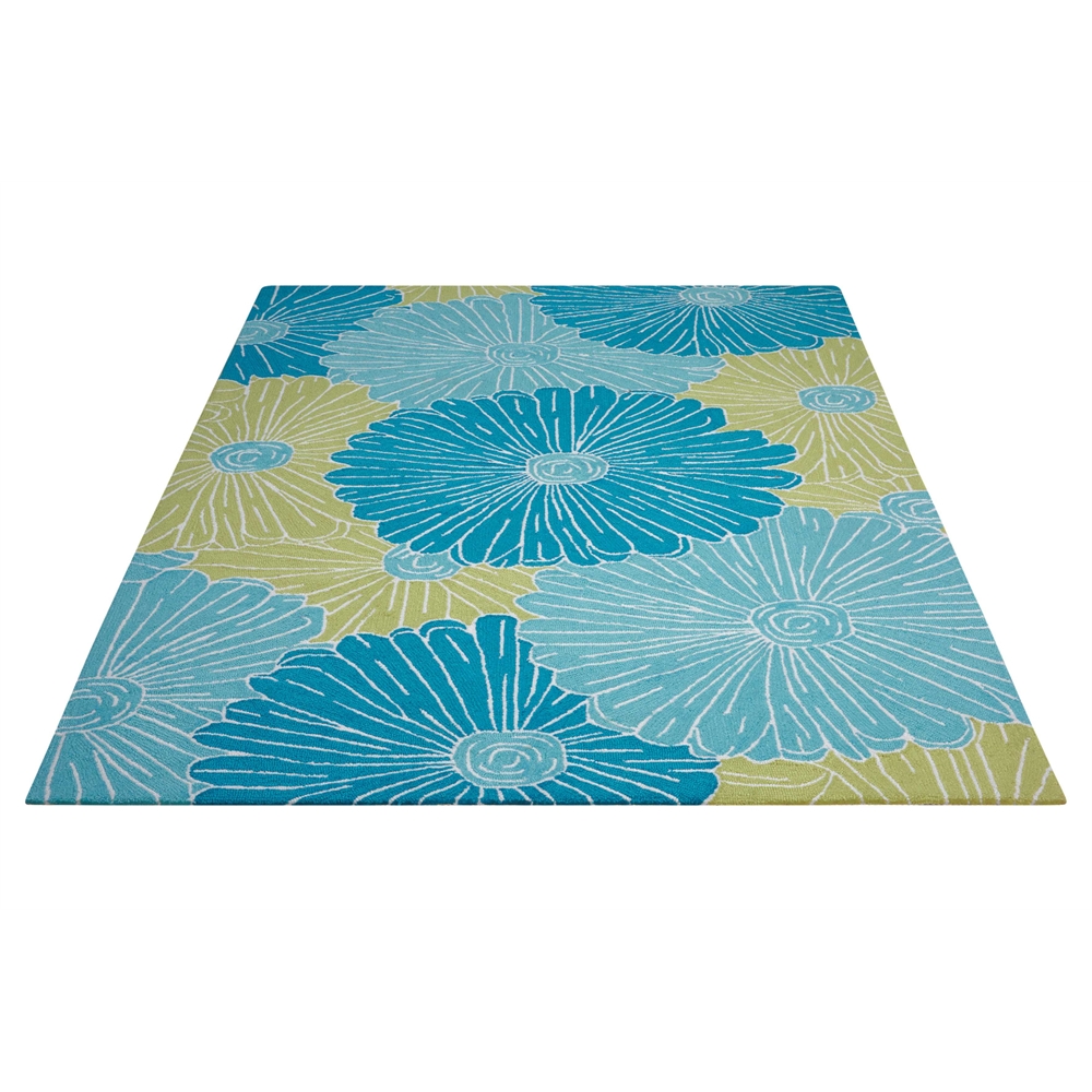 Nourison Fantasy Seafoam Area Rug. Picture 5