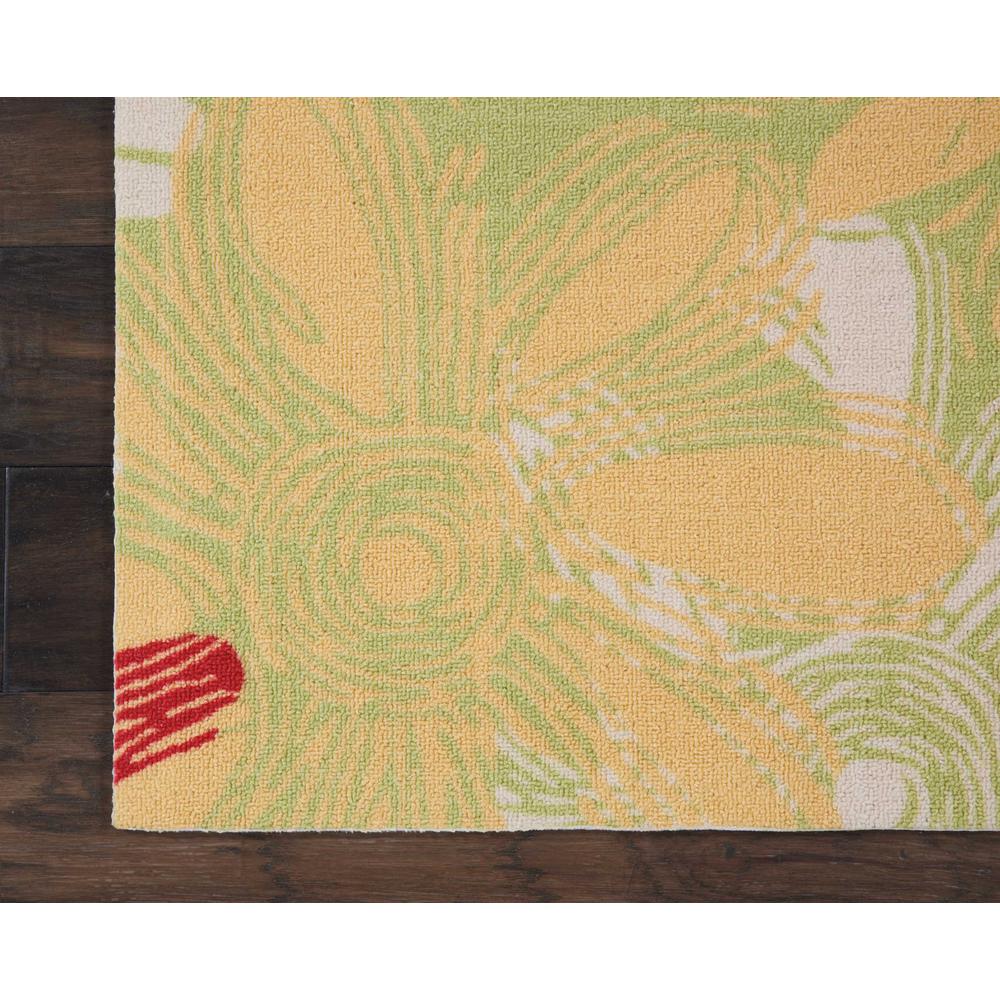 Home & Garden Area Rug, Green, 2'3" x 8'. Picture 3