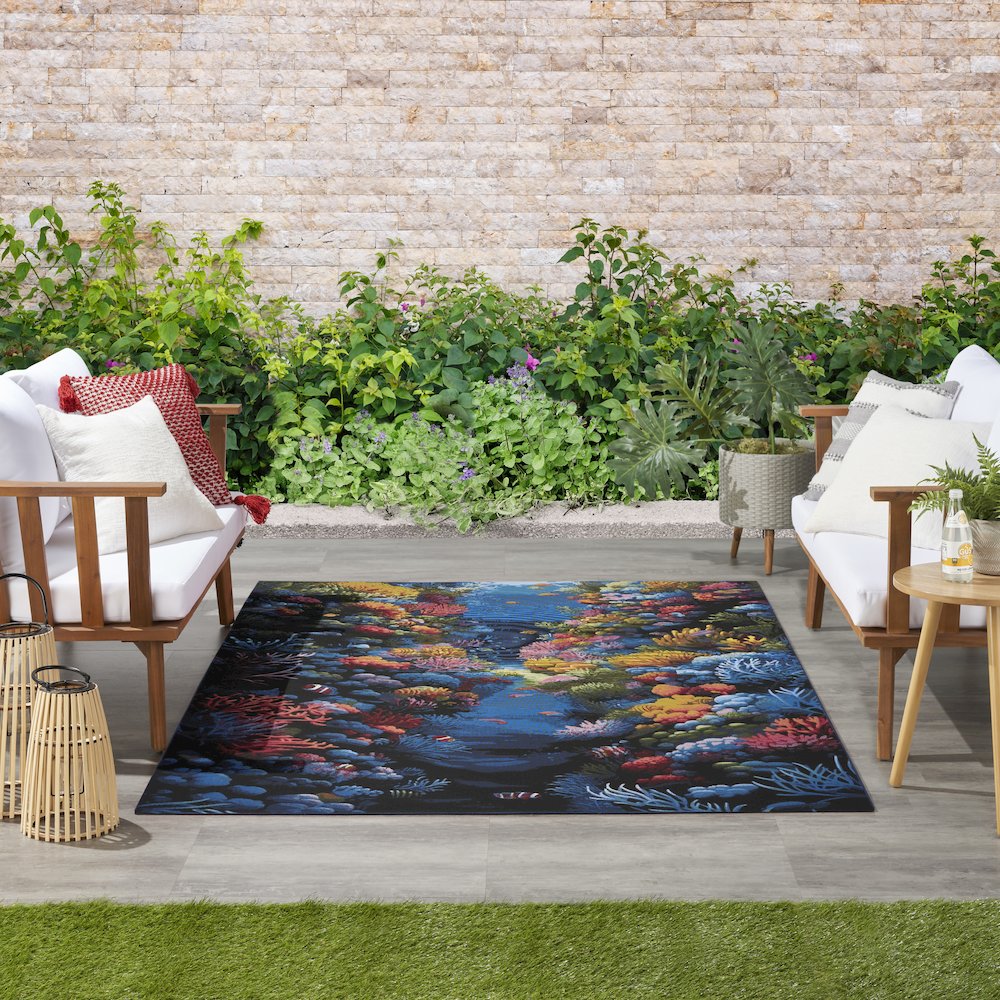 Nourison Home Color Splash Area Rug. Picture 2
