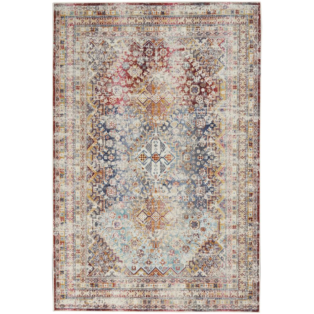 Vintage Rectangle Area Rug, 4' x 6'. Picture 1