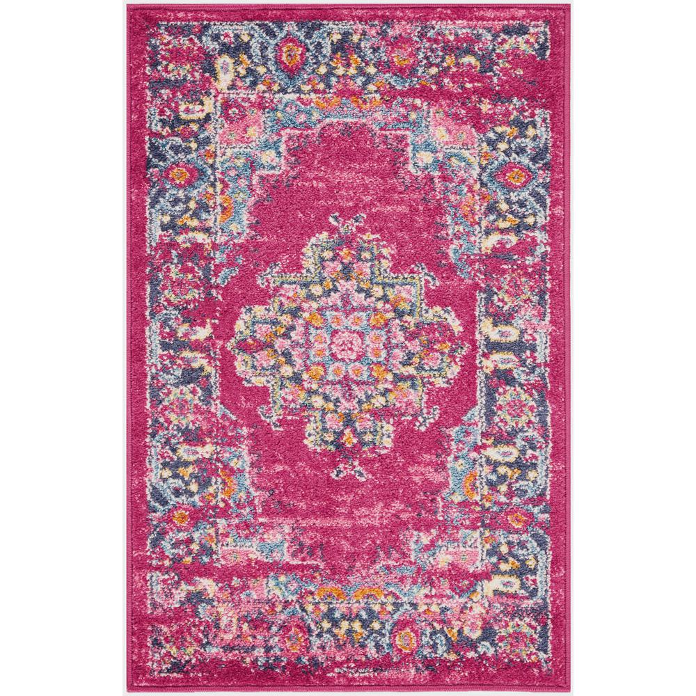 Bohemian Rectangle Area Rug, 2' x 3'. Picture 1