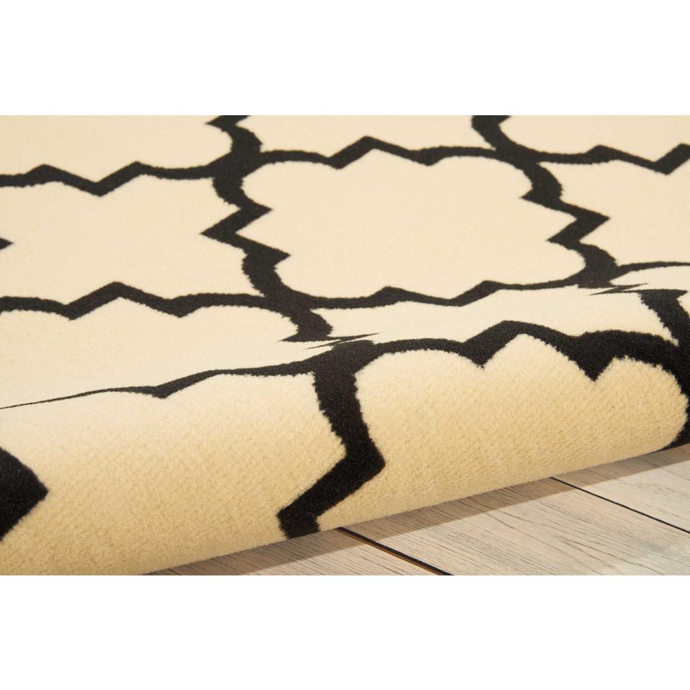 Grafix Area Rug, Cream/Black, 5'3" x 7'3". Picture 4