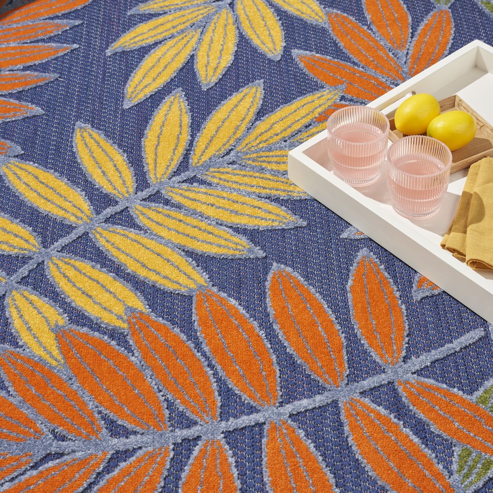 Outdoor Rectangle Area Rug, 6' x 9'. Picture 10