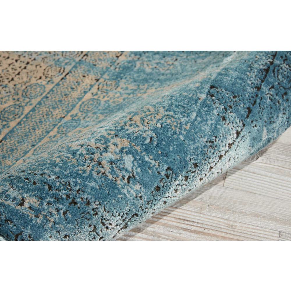 Karma Area Rug, Blue, 2'2" x 7'6". Picture 4