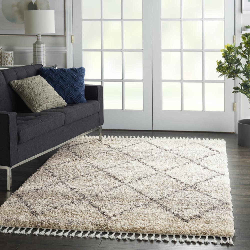 Nourison Home Scandinavian Shag Area Rug. Picture 9