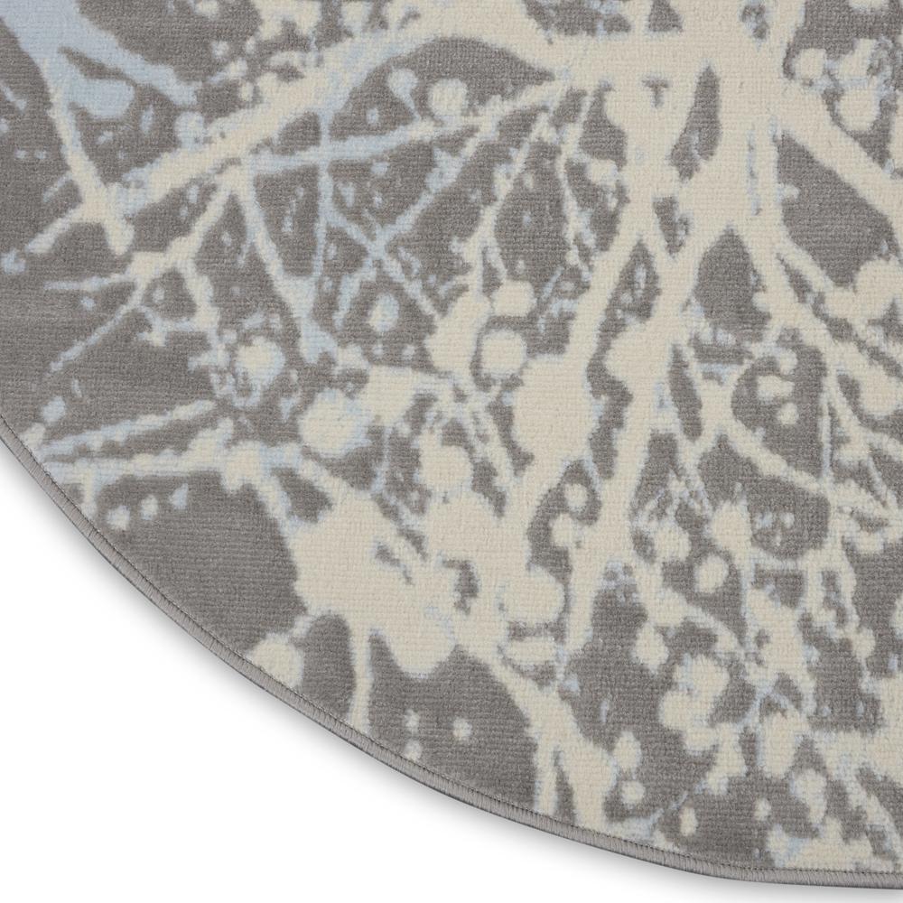 Jubilant Area Rug, Grey, 5'3" x ROUND. Picture 5