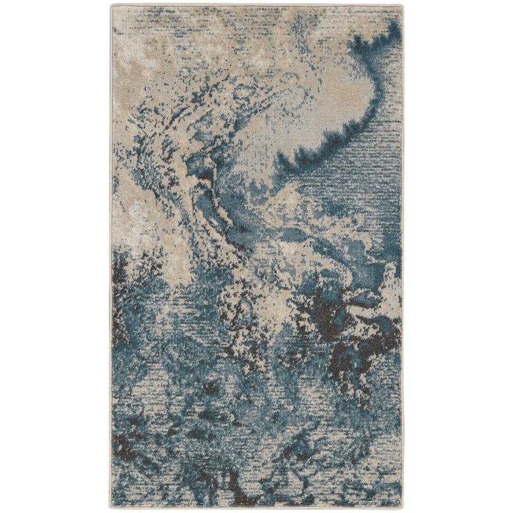 Modern Rectangle Area Rug, 2' x 4'. Picture 1