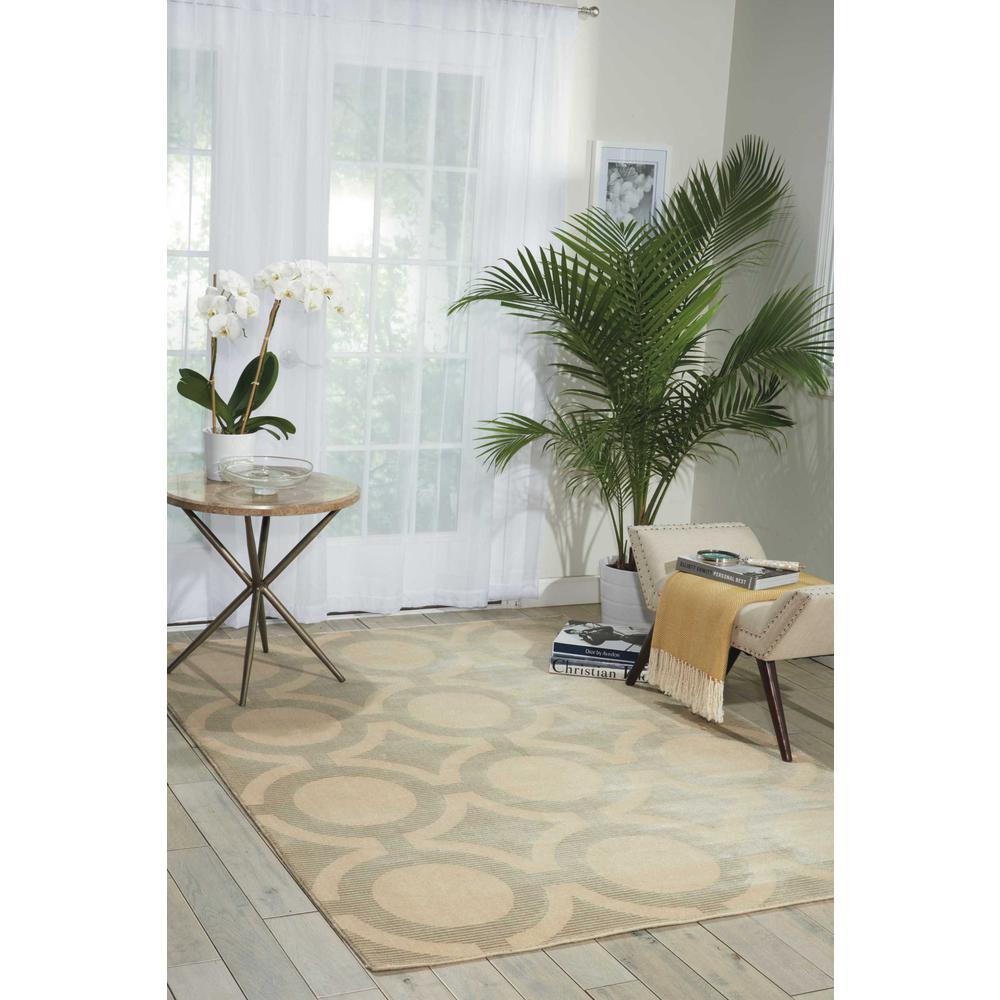 Luminance Area Rug, Cream/Grey, 3'5" x 5'5". Picture 2