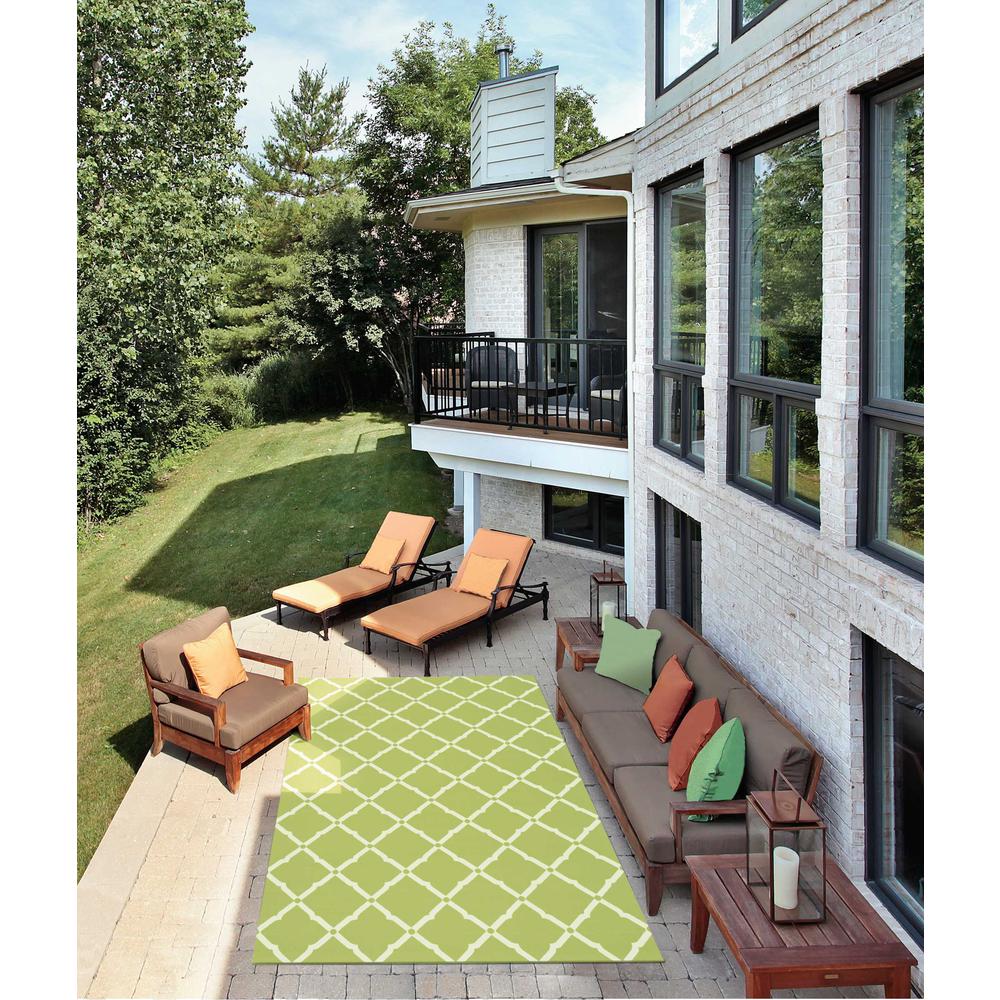 Home & Garden Area Rug, Light Green, 10' x 13'. Picture 2
