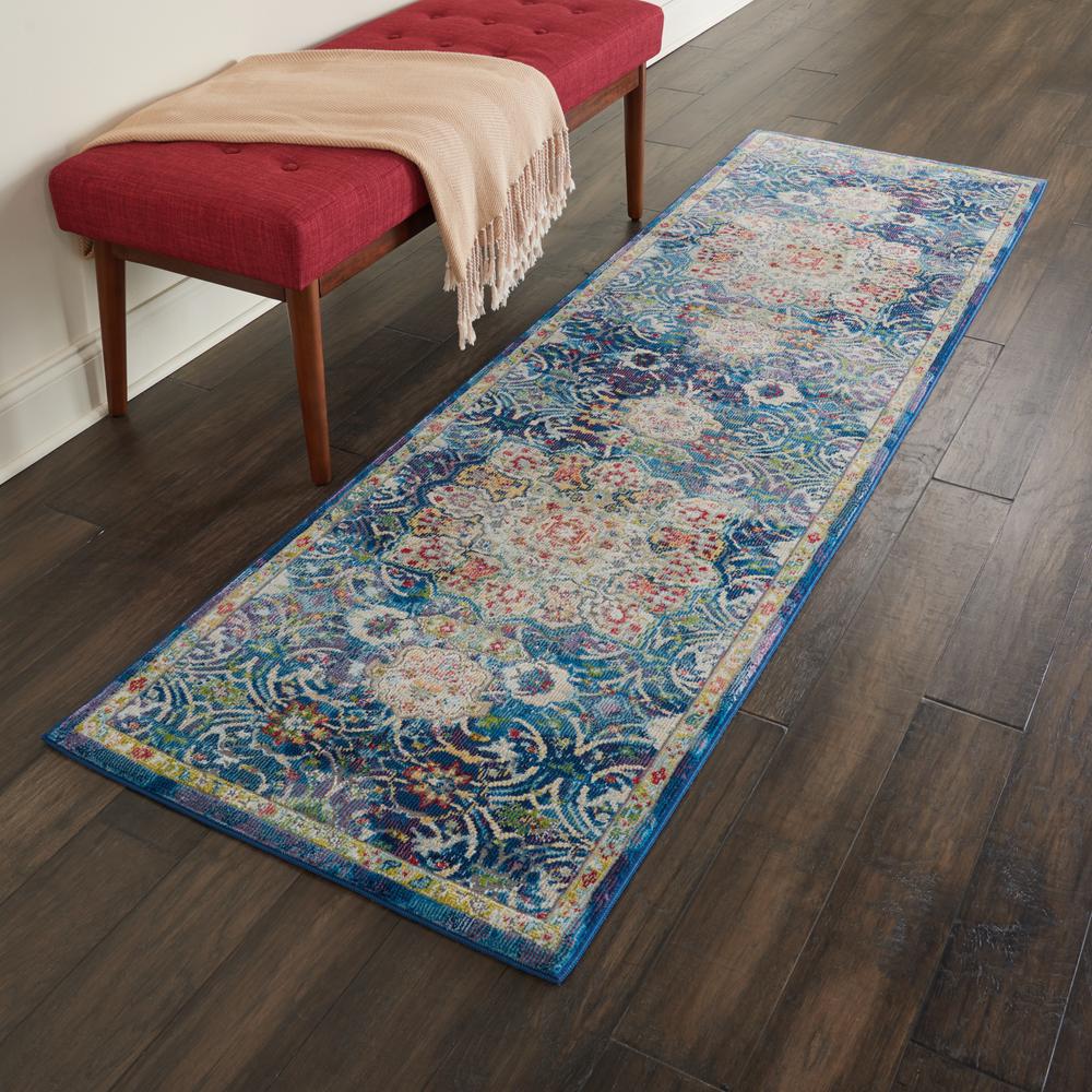 Vintage Runner Area Rug, 8' Runner. Picture 2