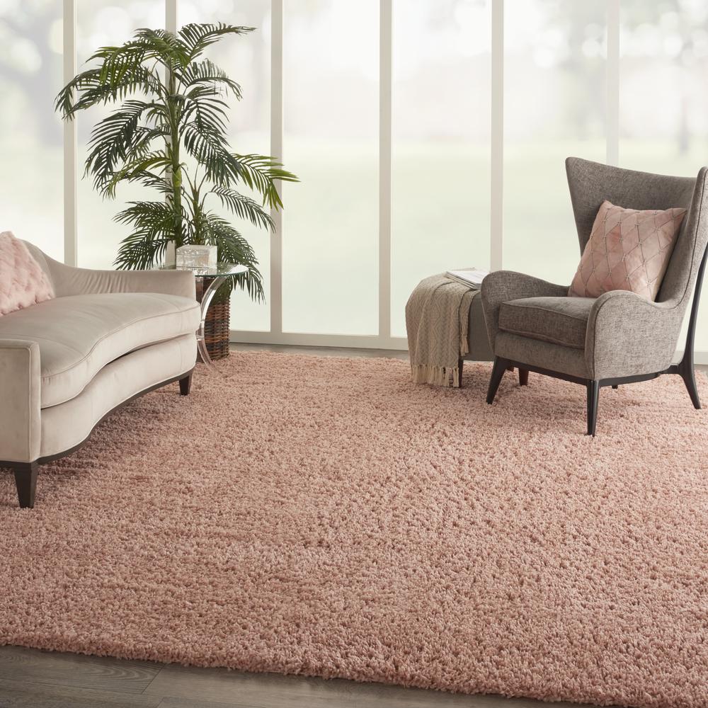 MSG01 Malibu Shag Blush Area Rug- 7'10" x 9'10". Picture 9