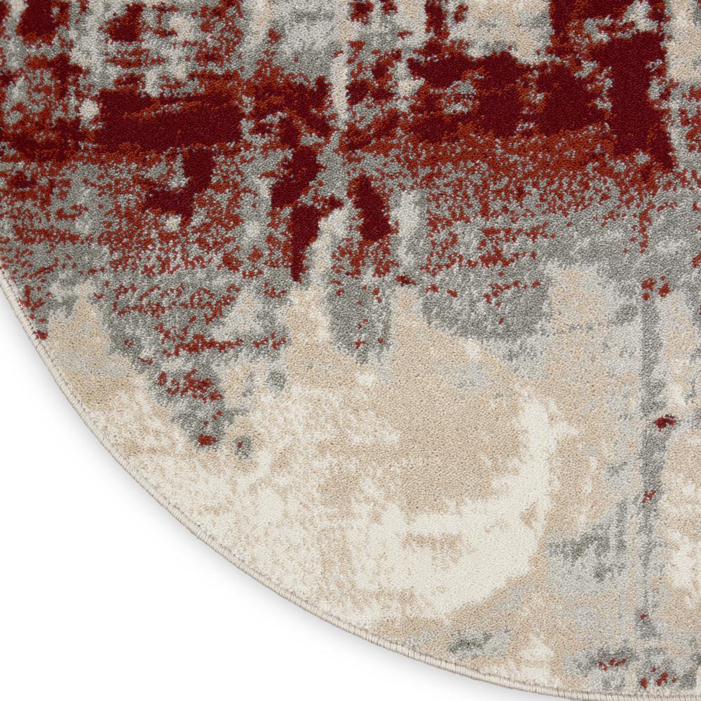 Modern Round Area Rug, 4' x Round. Picture 5